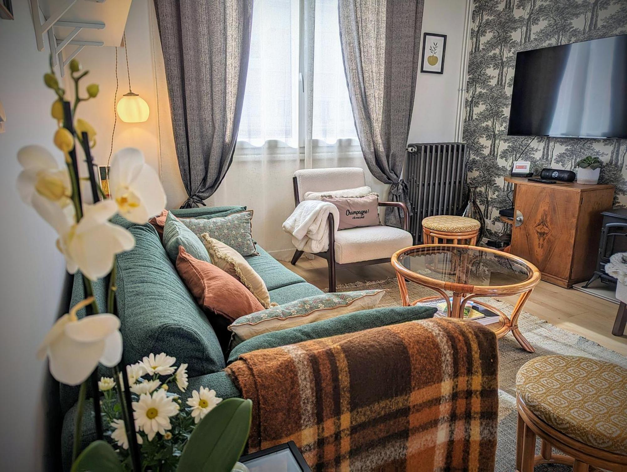Le Cemarose: Spa, Jardin, Terrasse Et Jolie Vue Au Coeur D'Épernay Eksteriør bilde