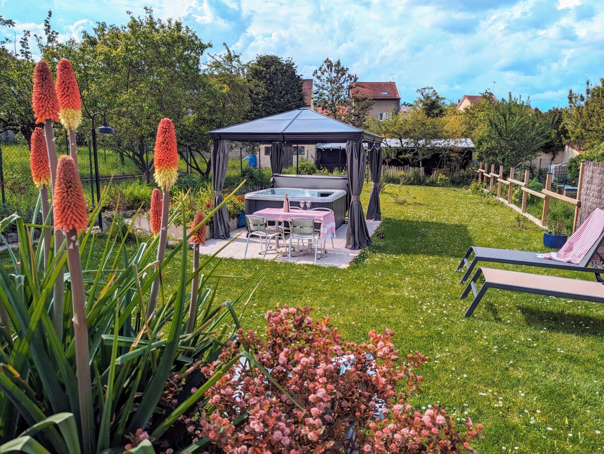 Le Cemarose: Spa, Jardin, Terrasse Et Jolie Vue Au Coeur D'Épernay Eksteriør bilde