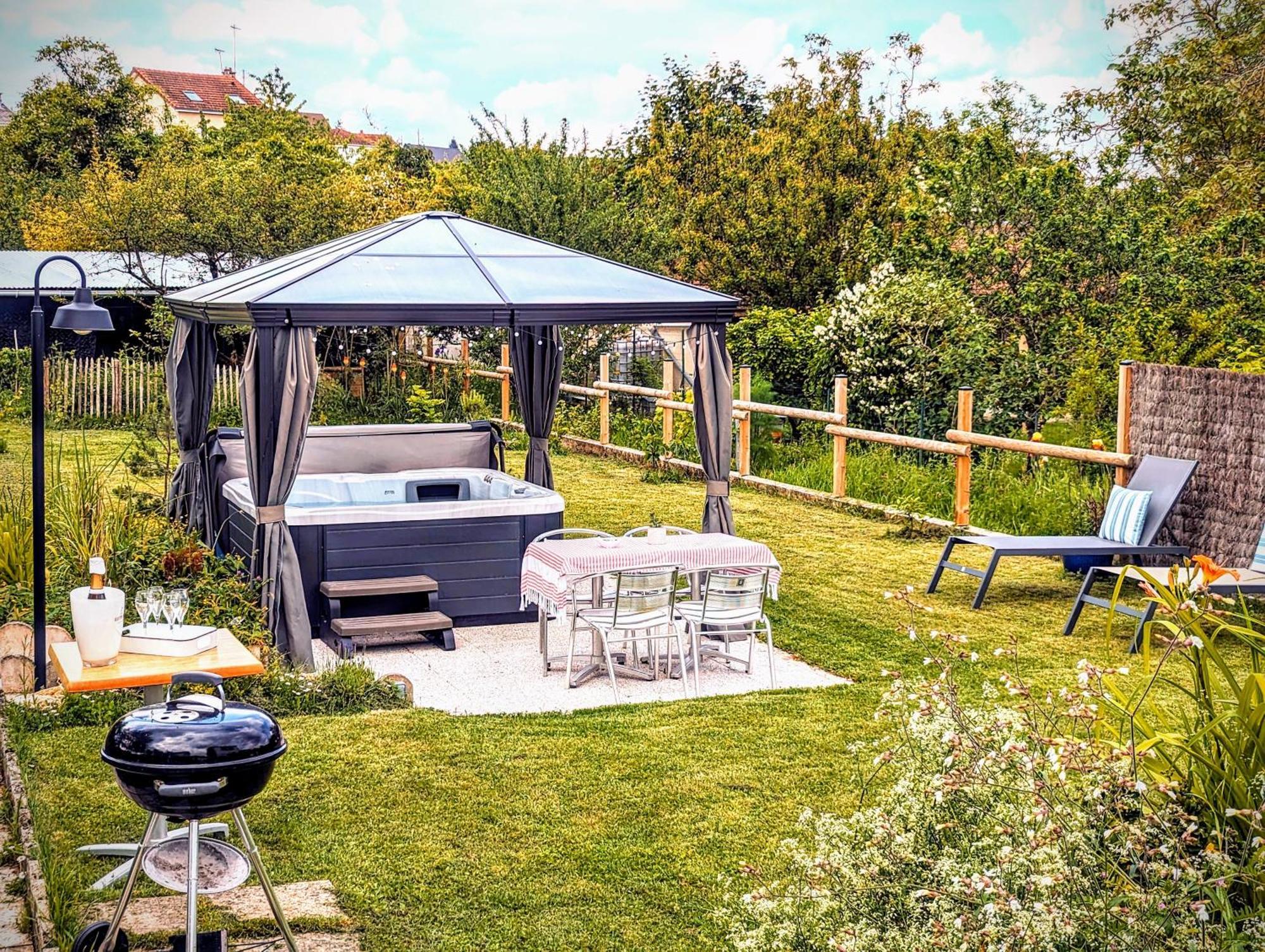 Le Cemarose: Spa, Jardin, Terrasse Et Jolie Vue Au Coeur D'Épernay Eksteriør bilde